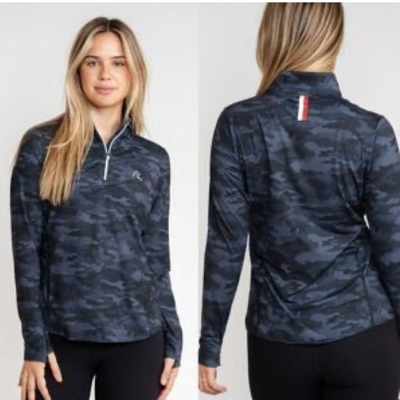 Rhoback The Circuit Performance Q-Zip in Camo Size Small NEW - Picture 1 of 6